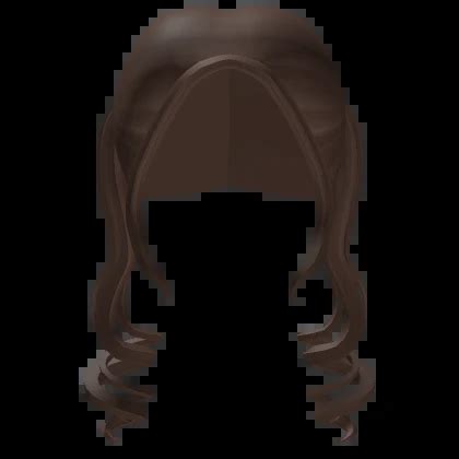 Cutesy Kawaii Curly Swirly Pigtails In Brown Roblox Item Rolimon S