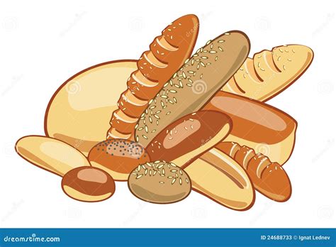 Bread. Vector Illustration Stock Photos - Image: 24688733