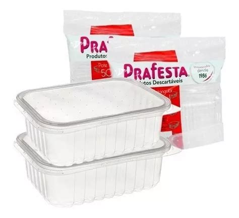 Pote Descart Vel Ml Freezer Microondas Marmita Un Cor