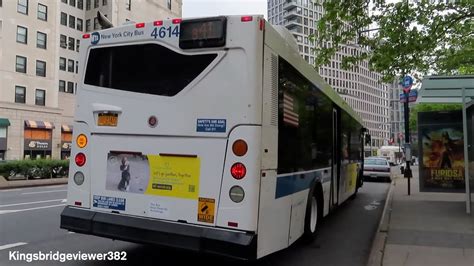 MTA New York City Bus 2009 Orion VII NG Hybrid 4614 On The B41 Bus To