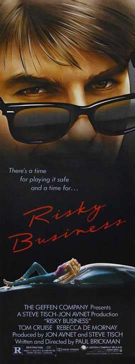 Risky Business Movie Posters From Movie Poster Shop