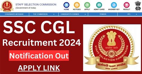 ssc cgl recruitment  apply  notification  syllabus