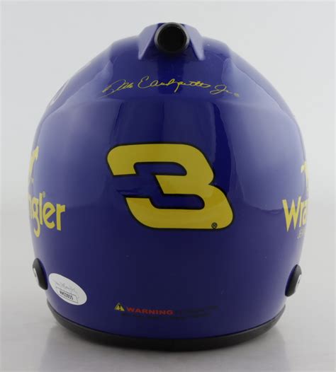 Dale Earnhardt Jr Signed Nascar Wrangler Mini Helmet Jsa Coa