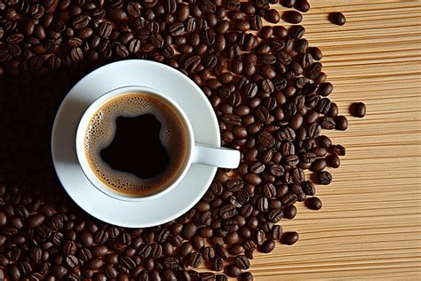 Coffee And Beans Iii And Cup Background Lucky Letter Object