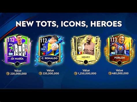 Ea Sports Adds New Tots Icons To Fifa Mobile Including Henry And Nesta