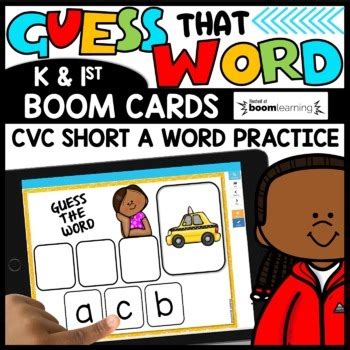 Cvc Short A Words Boom Cards Distance Learning Tpt