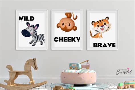 Jungle Friends Clipart Collection 01 (Graphic) by usefulbeautiful ...