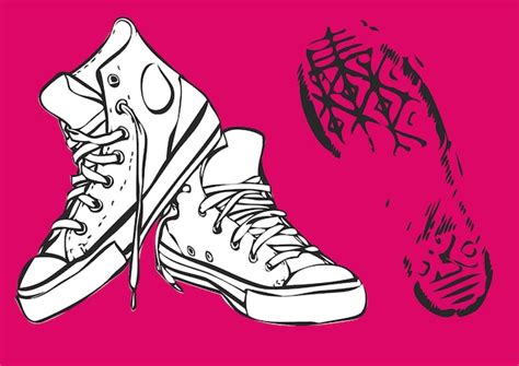 Converse All Star Drawing