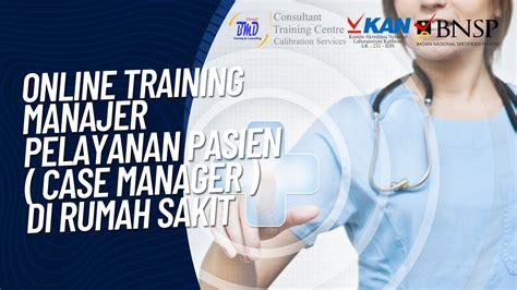 Online Training Manajer Pelayanan Pasien Case Manager BMD