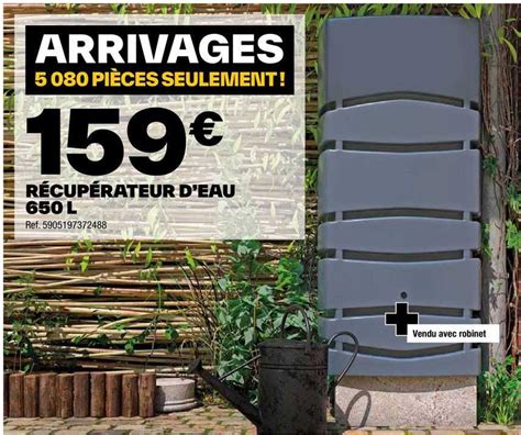 Promo Récupérateur D eau 650 L chez Brico Dépôt iCatalogue fr