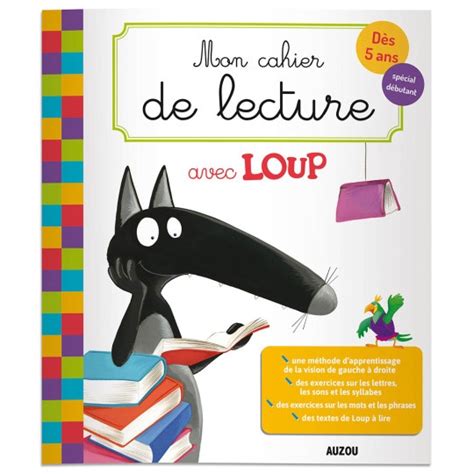 Auzou Mon Cahier D Criture Avec Loup Ans Tout Dedans