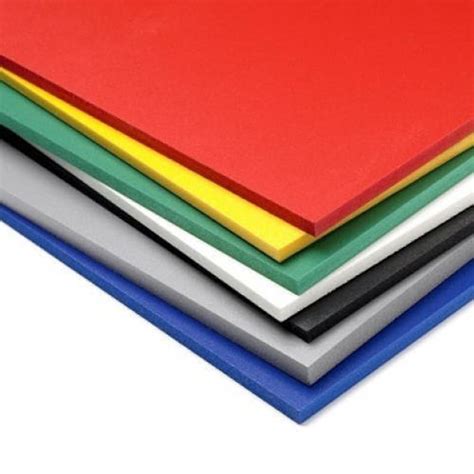 Colored Pvc Expanded Plastic Sheet Mm Premium Etsy