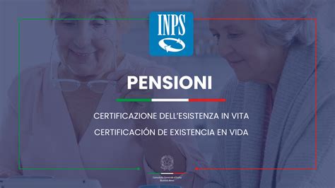 Campagna Di Accertamento Dellesistenza In Vita Dei Pensionati