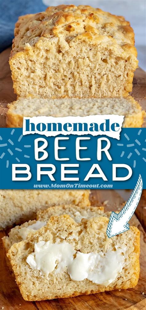 This Easy Homemade Beer Bread Recipe Is Soft And Tender On The Inside With A Delicate Buttery