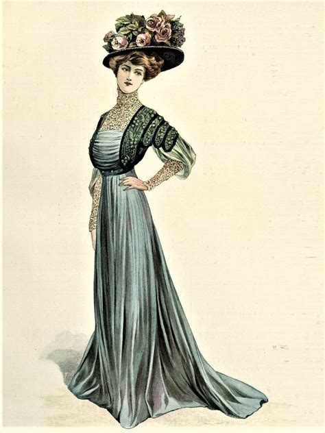 De Gracieuse 1908 Edwardian Era Fashion 1908 Fashion 1900s Fashion