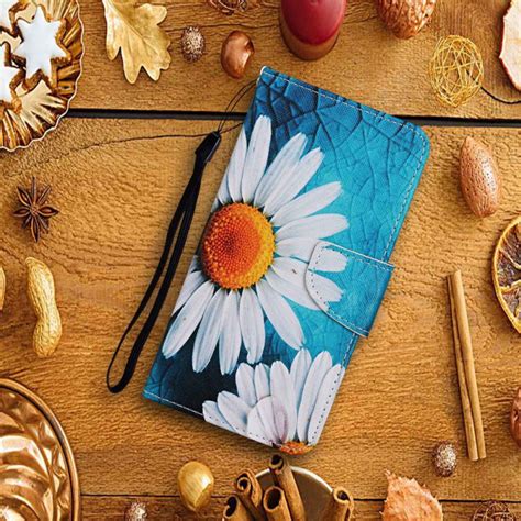 Housse Samsung Galaxy A15 5G Grand Chrysanthème à Lanière Ma Coque