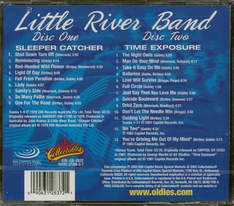 The Little River Band CD: Sleeper Catcher - Time Exposure (2-CD) - Bear ...