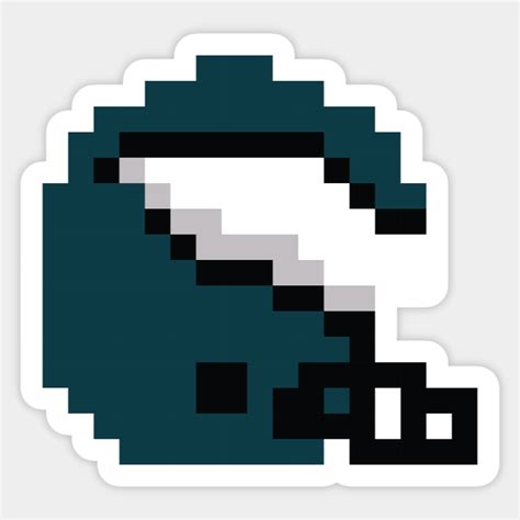 8 Bit Philadelphia Eagles Helmet - Philadelphia Eagles Football ...