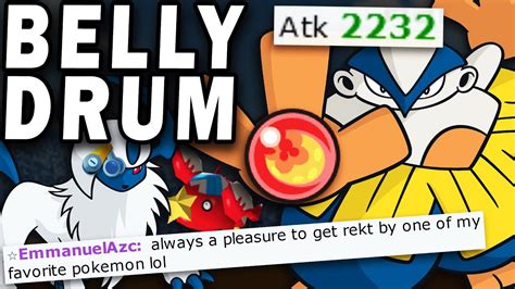 Belly Drum Hariyama Feints Pokemon In Ou Youtube