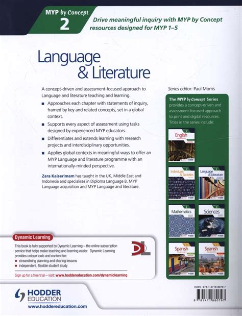 Language And Literature For The Ib Myp 2 9781471880797 Libris