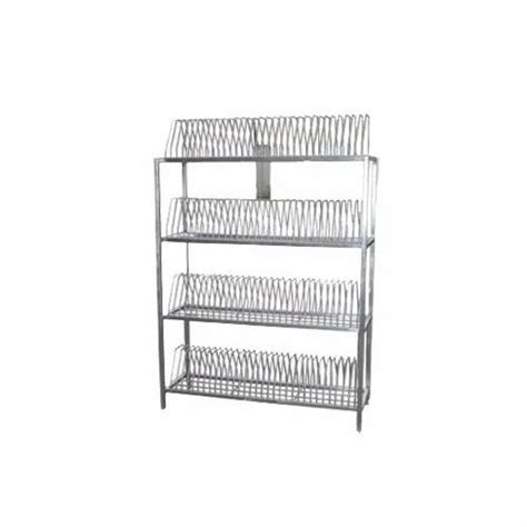 Ss304 4 Shelves Stainless Steel Plate Racks At ₹ 30000piece In