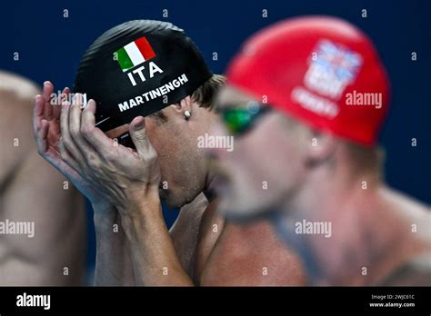 Doha Qatar 14 février 2024 Nicolo Martinenghi d Italie se prépare à