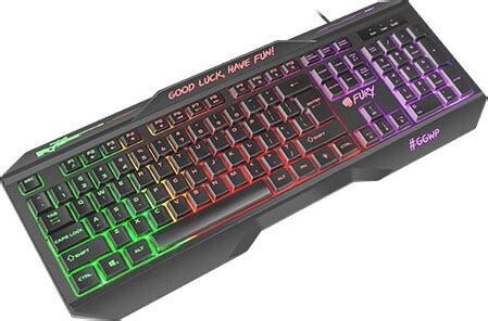 Fury Gaming Keyboard Hellfire Backlight Us Layout Nfu