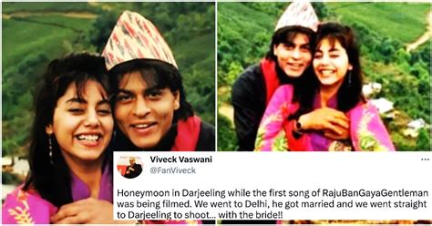 Shah Rukh Khan Gauri S Honeymoon In Darjeeling Had A Filmy Connect