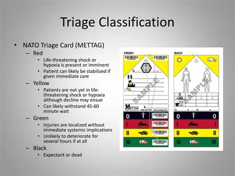 Triage Color Code System