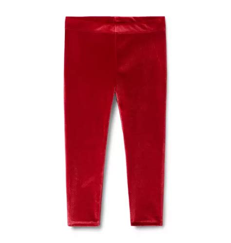 Girl Holiday Red The Velvet Legging By Janie And Jack