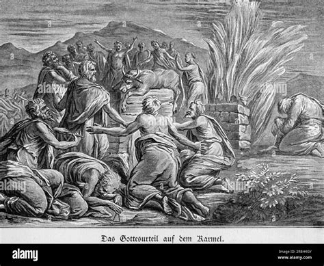 Judgement Of God On Mount Carmel Gottesurteil Auf Dem Berg Karmel