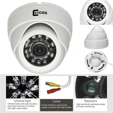 BRUCEAMAZONTHEBEST CNHIDEE Security Camera 1 3 CMOS 1000TVL 960H