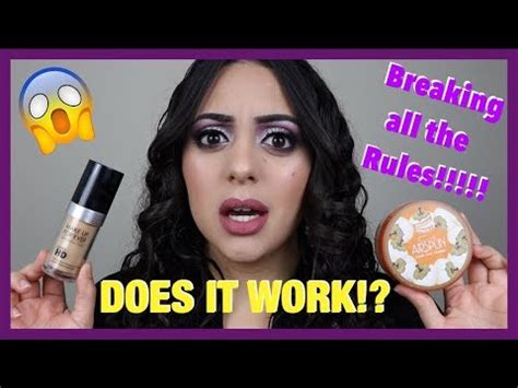 APPLYING POWDER BEFORE FOUNDATION Does It Work YouTube