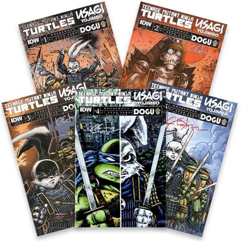 Tmntusagi Yojimbo Wherewhen 1 5 Collection Eastman Cover Variant