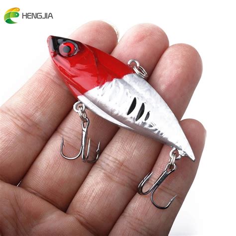 Hengjia Pcs Hard Plastic Vib Flat Fishing Lures Sinking Artificial