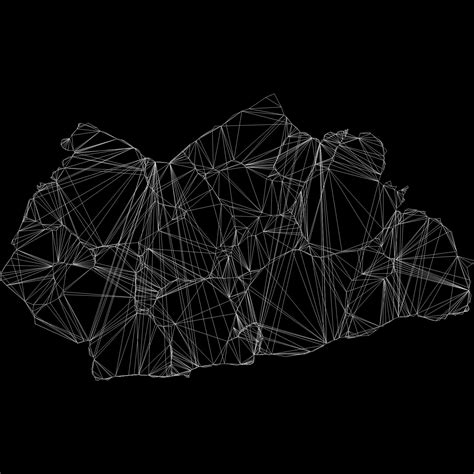 Gafsa Tunisia map region geography political geographic 3D model rigged