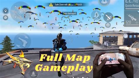 Full Map Gameplay FF Mobile Gameplay Free Fire Mobile Gameplay Br Rank