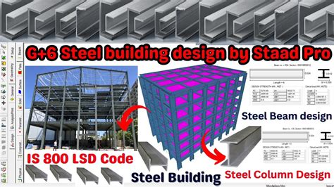 Steel Building Design By Staad Pro Software As Per Is Lsd Code