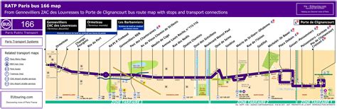 Ratp Bus Maps Timetables For Paris Bus Lines 160 To 169