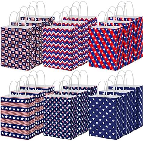 Amazon Kosiz Patriotic Paper Gift Bags Pcs Independence Day