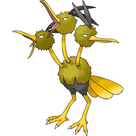 Shiny Dodrio (Gen 2) by TonOfDirt726 on DeviantArt