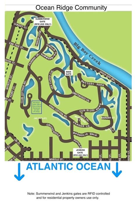 Ocean Ridge Community Map – Ocean Ridge MPOA