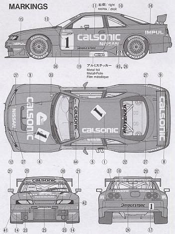 Sube Tu Blueprint Planos O Diagramas De Autos Jgtc Calsonic Skyline