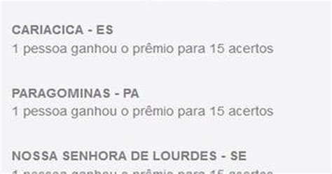 G1 Aposta Registrada No Interior De SE Ganha Quase R 500 Mil Na