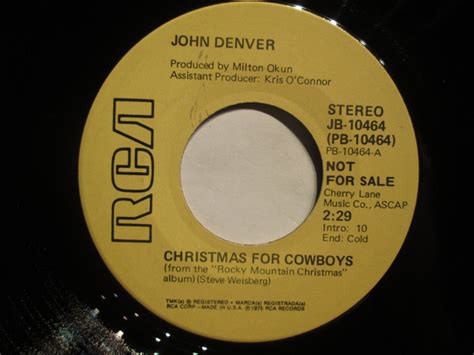 John Denver - Christmas For Cowboys / Silent Night Holy Night (1975 ...