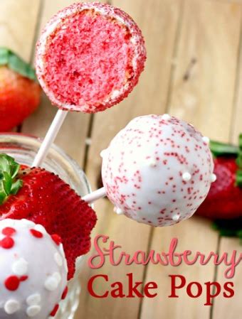 Strawberry Cake Pops Recipe Strawberry Cake Pops Cake Pop Recipe