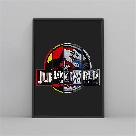 Jurassic World Jurassic Park 25th Anniversary Posters