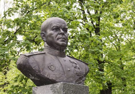 Bust of the Monument To Marshal Pavel Rybalko in Kyiv Editorial Photo ...