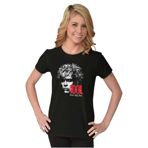 Brisco Brands Billy Idol Tees Shirts Tshirts For Womens Vintage Rebel