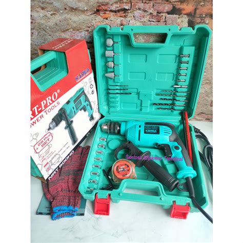 Jual NRT PRO 500HD 13 MM Bor Beton Impact Drill Koper Set 13mm 28PCS